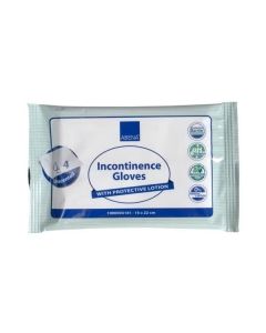 ABENA GANT DE TOILETTE IMPREGNÉ NON PARFUMÉ (4 UNITÉS)