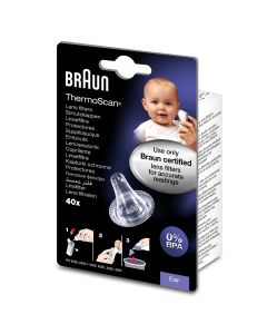 BRAUN THERMOSCAN EMBOUTS JETABLES LF40 COUVRE-SONDES