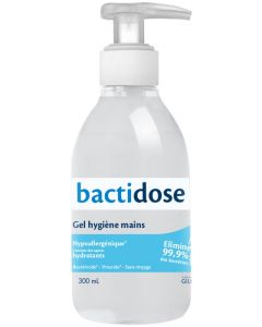 BACTIDOSE GEL HYDROALCOOLIQUE  AVEC POMPE 300ML