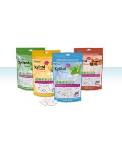 MIRADENT CHEWING GUM AU XYLITOL - THE VERT (2 sachets de 100)