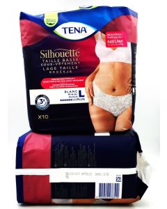TENA LADY SILHOUETTE PLUS TAILLE BASSE L