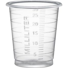 LOLYSIC Lot De 10 Cylines Gradués En Plastique Transparent De 100 Ml