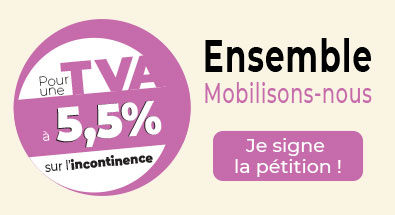 Participez à notre pétition pour une baisse de la tva à 5,5% sur les produits d'incontinence Participez à notre pétition pour une baisse de la tva à 5,5% sur les produits d'incontinence